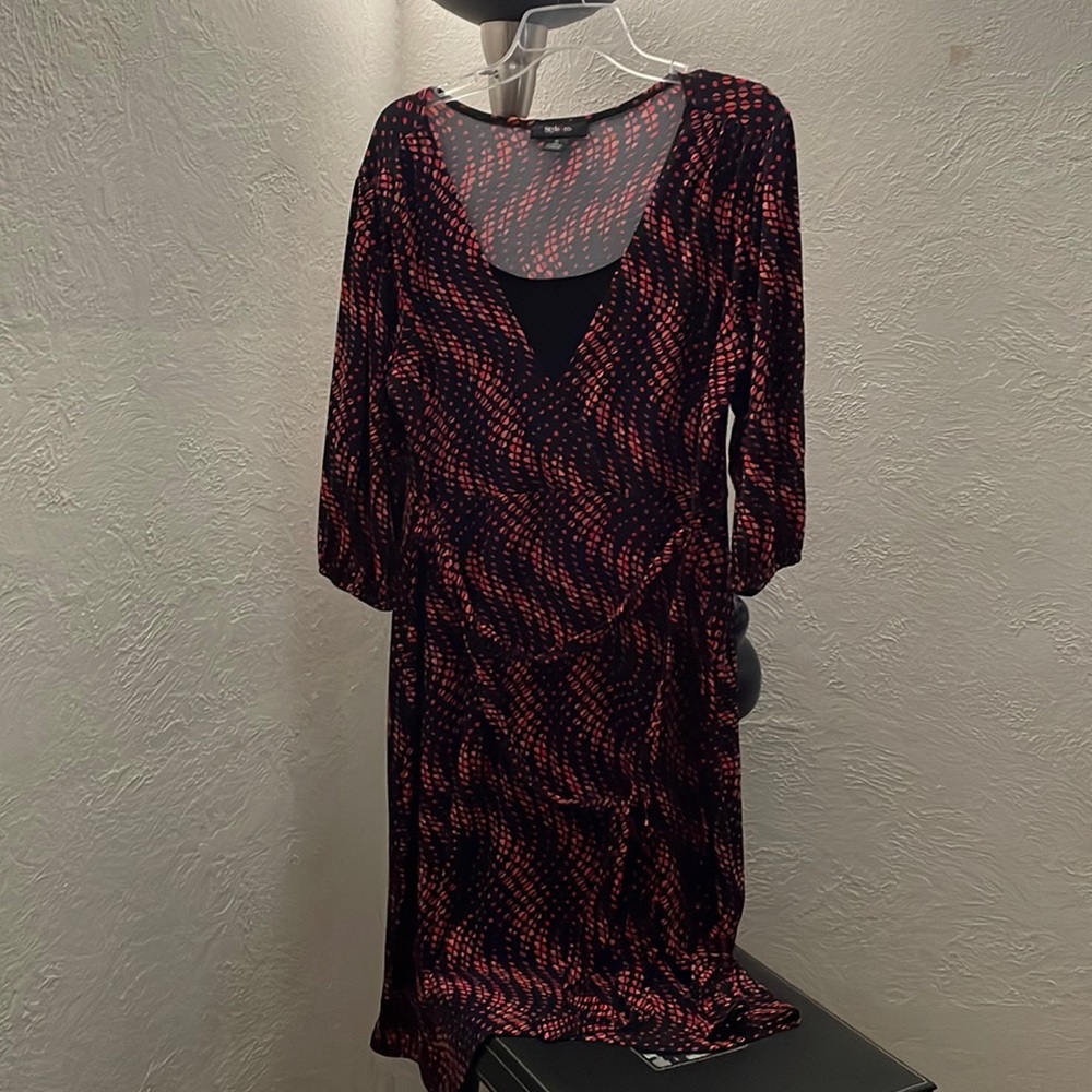 Black patterns dress